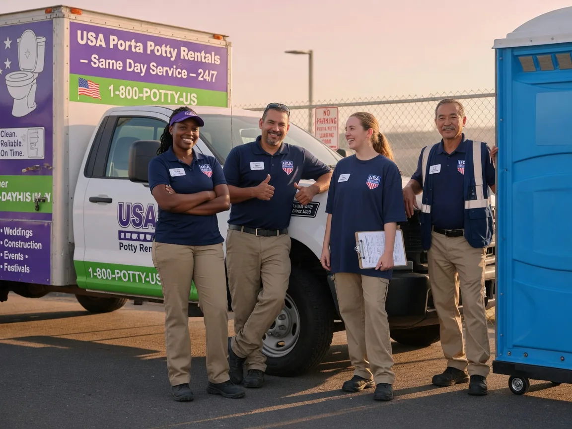 Porta Potty Rental company in Wild Rose, WI